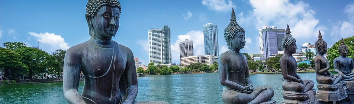 Colombo city scene, Sri Lanka
